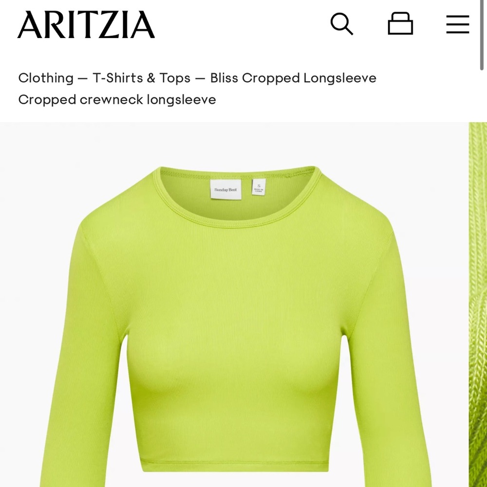 ARITZIA Sunday Best top